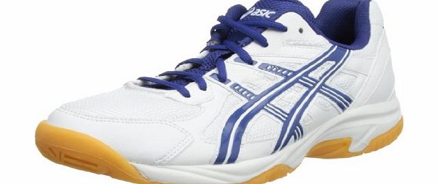 Asics Mens Gel-Doha White/Dark Blue/Silver Indoor Multisport Court Shoes B200Y 0142 7 UK, 40 EU