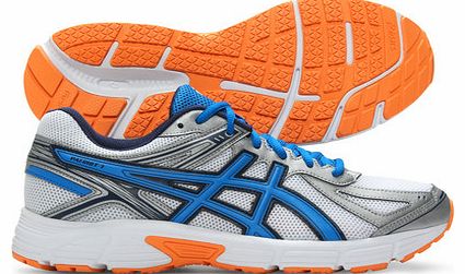 ASICS Patriot 7 Mens Running Shoes White/Blue/Orange