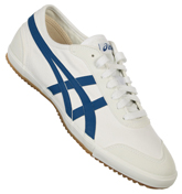 Retro Rocket CV White and Blue Trainers