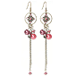 Circle And Drop Earrings