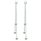 Front And Back Star Drop Earrings