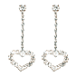 Heart Stone Earrings