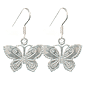 Sterling Silver Butterfly Earrings