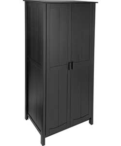 Aspen 2 Door Wardrobe - Black