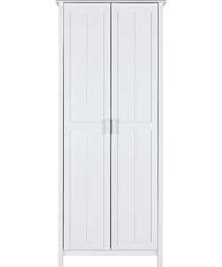 2 Door Wardrobe - White