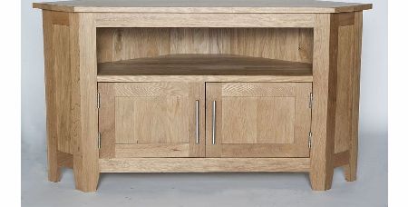 Oak Corner TV Cabinet