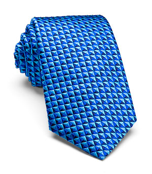 Geometric Silk Tie