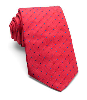 Small Polka Dots Silk Tie