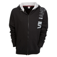 Villa Full Zip Hoodie - Black.