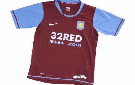 Nike 07-08 Aston Villa home - Kids