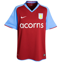 Nike 08-09 Aston Villa home - Kids