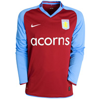 Nike 08-09 Aston Villa L/S home