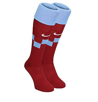Nike 2010-11 Aston Villa Home Nike Football Socks