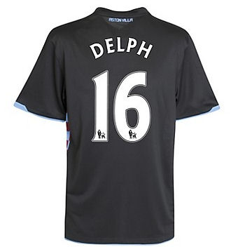 Nike 2010-11 Aston Villa Nike Away Shirt (Delph 16)