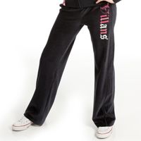 Villa Velour Jog Pant - Black - Womens.