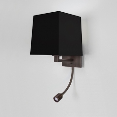 Azumi Plus LED Wall Light Bronze and Black