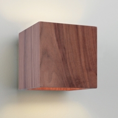 Astro Lighting Cremona Square Walnut Wall Light