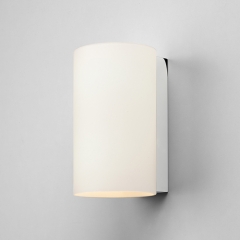 Cyl 200 White Glass Wall Light