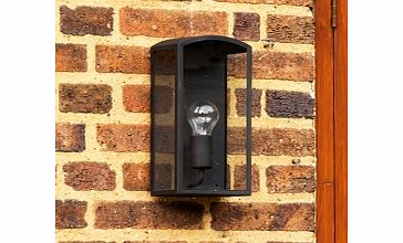 Emilia Black Outdoor Wall Light