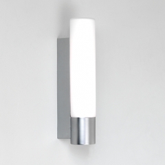 Kyoto 260 Satin Chrome Bathroom Wall Light