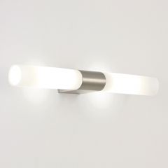 Padova Matt Nickel Modern Bathroom Wall Light