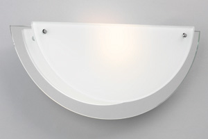 Astro Lighting Sacramento Bathroom Wall Light Modern Clear And White Opal Glass