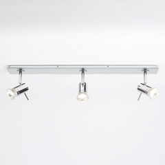 Sakura Chrome and Glass Ceiling Light