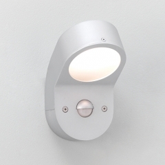 Astro Lighting Soprano Silver PIR Outdoor Wall Light