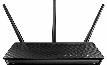 ASUS  RT-N66U - 900Mbps Dual Band Wireless N Router, Gigabit LAN/WAN, 2x USB, Print FTP UPnP VPN Server, IPv6, 8x SSID, Wireless 3D HD content streaming, 3 Year Warranty