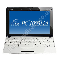 EeePc 1005HA SeaShell in White - 10 Hour Battery Life