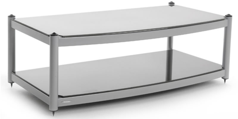 Atacama EQUINOXAVBASE/SILVER Equinox TV Stand Up