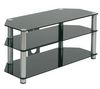 ATECA AT-130DP TV Stand - black glass