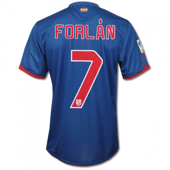 Athletico Madrid Nike 2010-11 Athletico Madrid Away Shirt (Forlan 7)