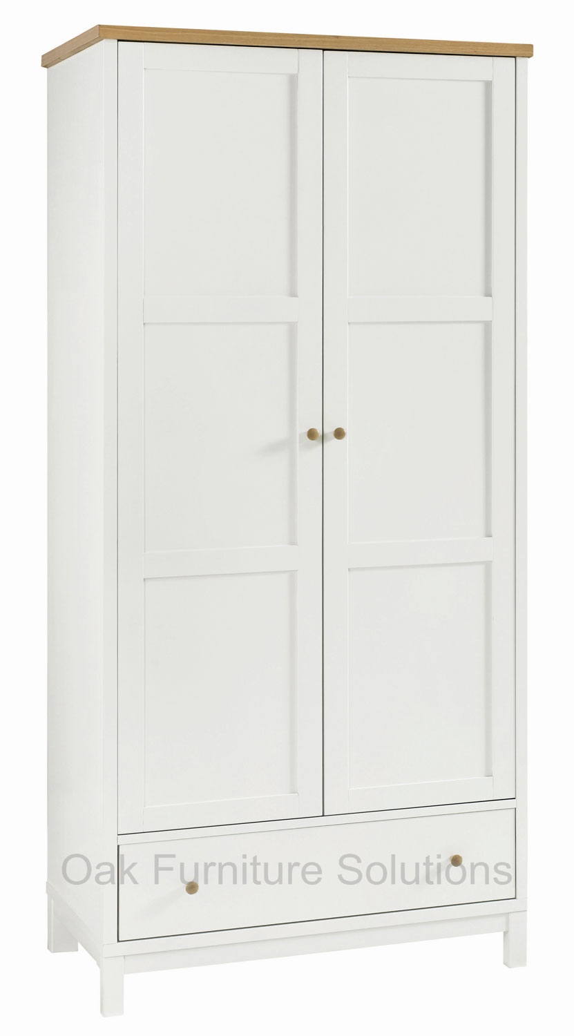 Atlanta Two Tone Double Wardrobe