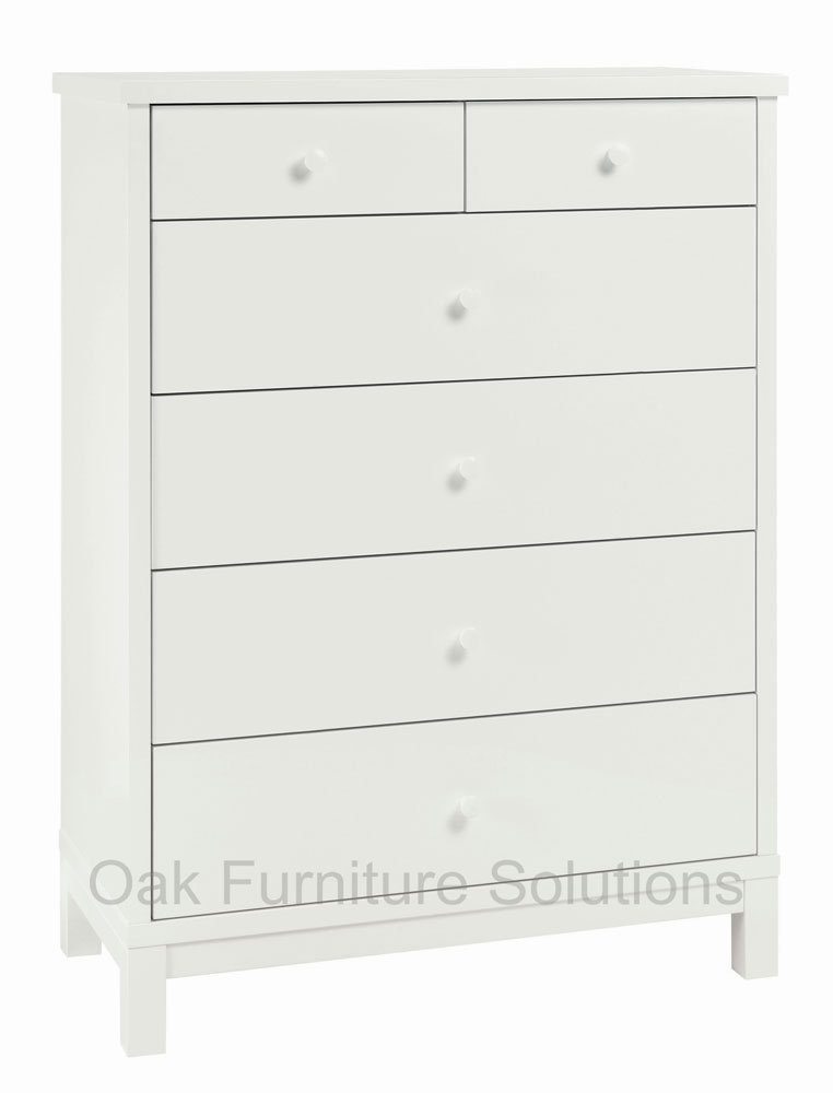 Atlanta White 2 4 Drawer Chest