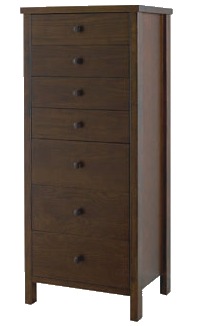 Dark 7 Drawer Chest