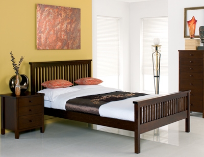 ATLANTIS Dark Bedstead - 150cm - King Size