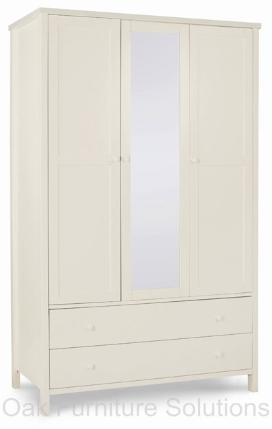 ATLANTIS Ivory Triple Wardrobe