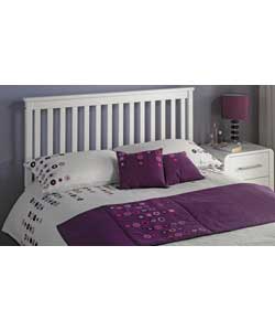 ATLANTIS Kingsize Headboard - White