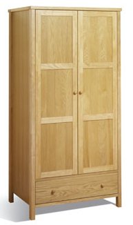 atlantis Natural Double Wardrobe