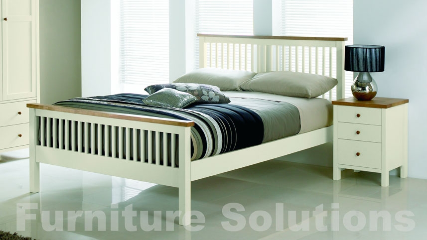 ATLANTIS Two Tone Bedstead - 135cm - Double