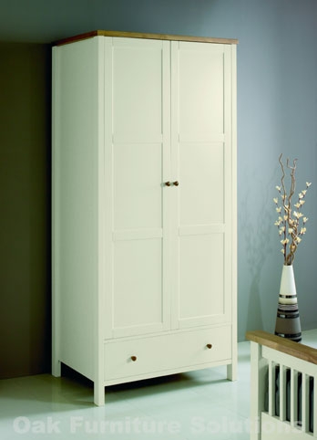 atlantis Two Tone Double Wardrobe