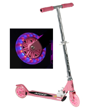 Atom 1 Lights Scooter pink