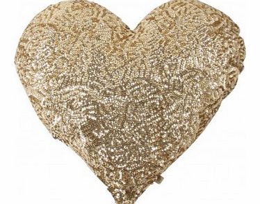 Atsuyo Akiko Glitter cushion - Gold S,L