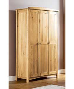 Auckland 3 Door Wardrobe - Oak