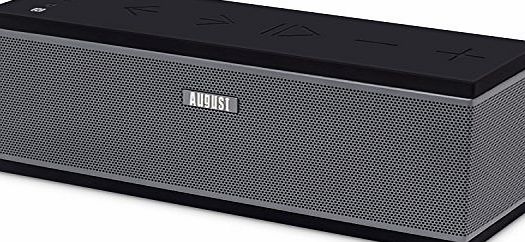 August Multiroom WiFi Speakers - August WS150 - Streaming Wireless Sound System with Wifi and Bluetooth - Airplay / Spotify / Tidal / Tune In / iHeart Radio Compatible - 10W