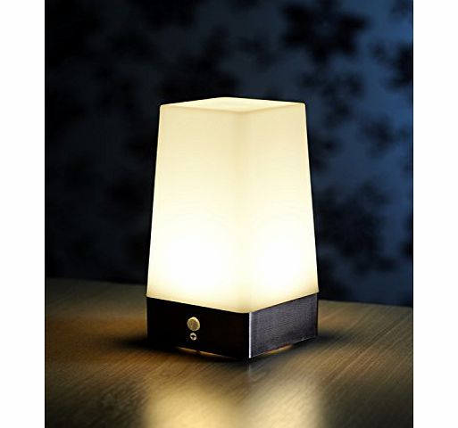 Auraglow Wireless PIR Motion Sensor Table Lamp Super Bright LED Battery Powered Hallway Night Light