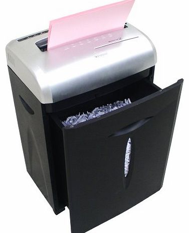 Aurora AS1023CD 12 Sheet Paper Shredder with Large 18L Pull-Out Waste Bin