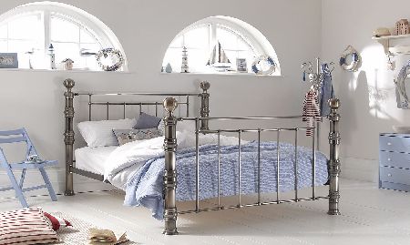 Aurora Bedstead - Brass