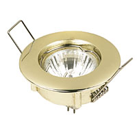 Aurora Low Voltage Halogen MR11 Fixed Cast Polished Brass